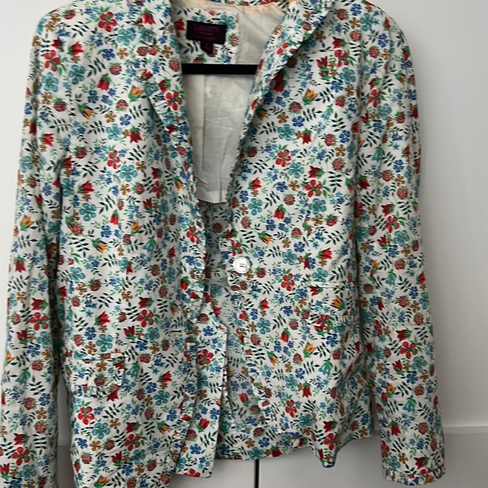 Jcrew Liberty size 4 floral blazer